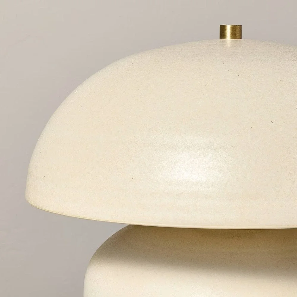 Ceramic Mushroom Table Lamp Sour Cream - Hearth & Hand Magnolia, Target